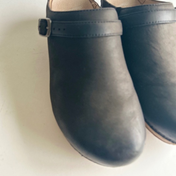 Dansko Dark Brown Genuine Leather Sandal Clogs size EUR 39, US 8.5 - Picture 5 of 16